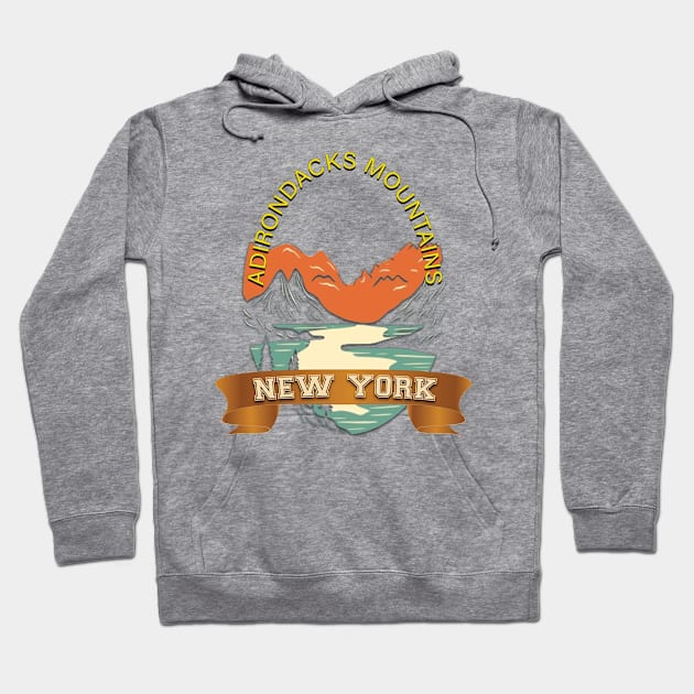 Adirondacks Hoodie by TeeText